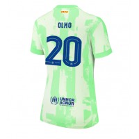 Camiseta Barcelona Dani Olmo #20 Tercera Equipación Replica 2024-25 para mujer mangas cortas